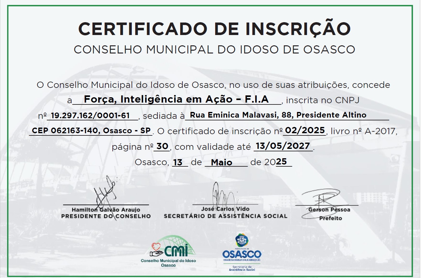 Certificado CMI